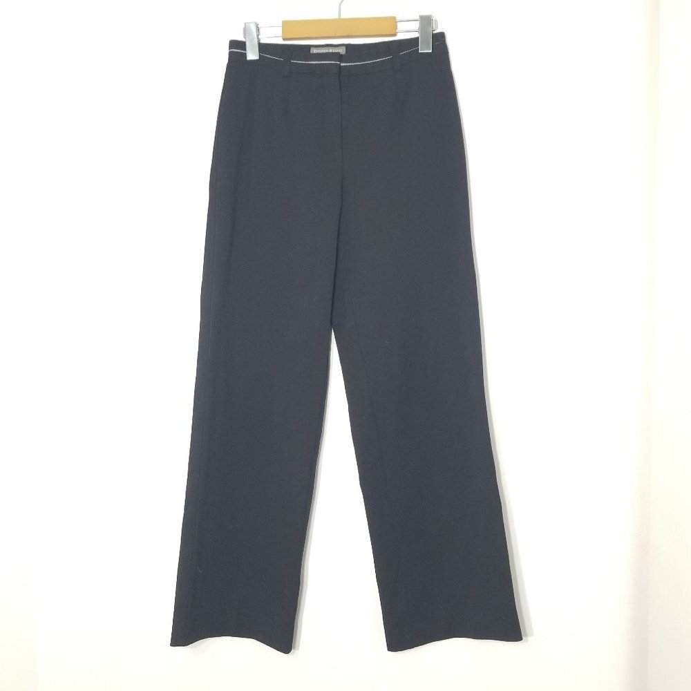 Tristan & Iseut Black Dress Slacks Pants Wide Leg Business Casual Classic Size 4